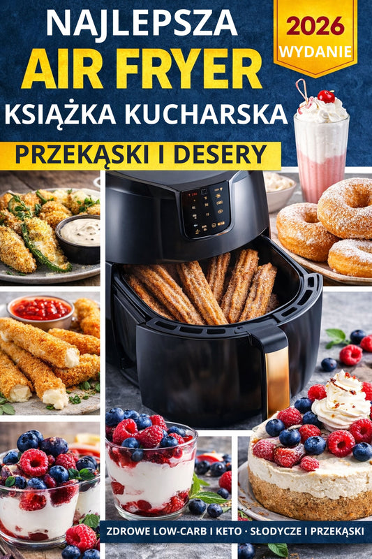 Najlepsza książka z przepisami na przekąski i desery do Air Fryer – wydanie 2026